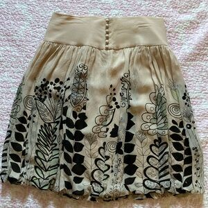 BCBG Max Azria Silk lined Bubble Skirt